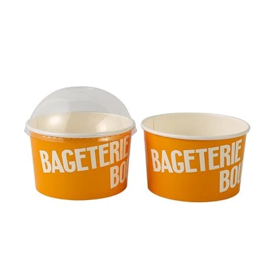 Ice Cream Paper Bowl with DOME LID