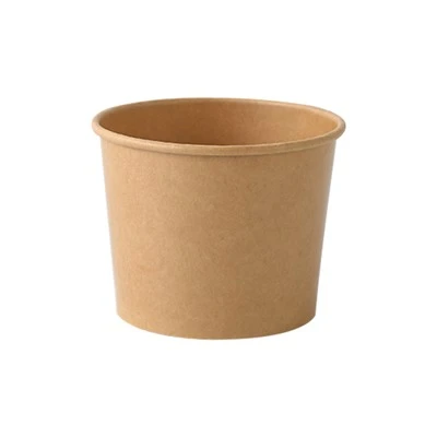 Kraft Paper Takeaway Salad Bowls
