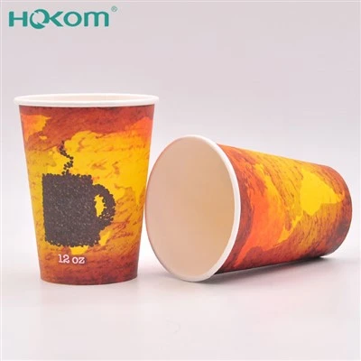 12oz single wall paper cup