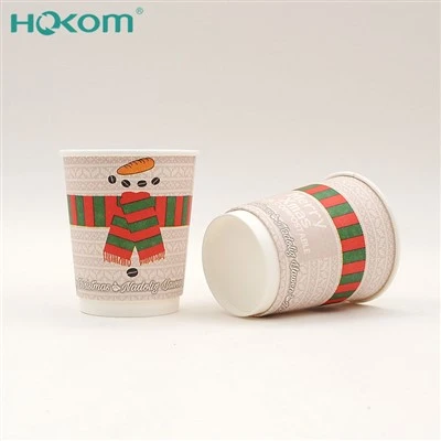 Coffee Cup Biodegradable New Design Hot Drink Double Wall Paper Cup 16 Oz