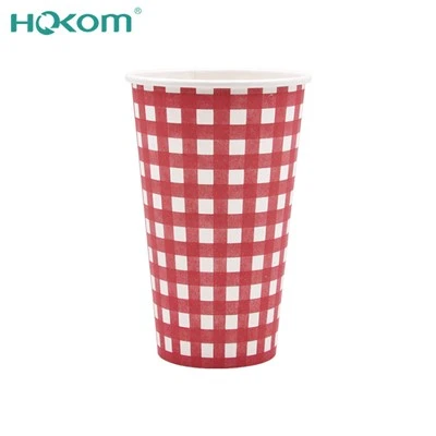 Custom Printed 12oz Single Wall Paper Cup With PE Coating For Coffee