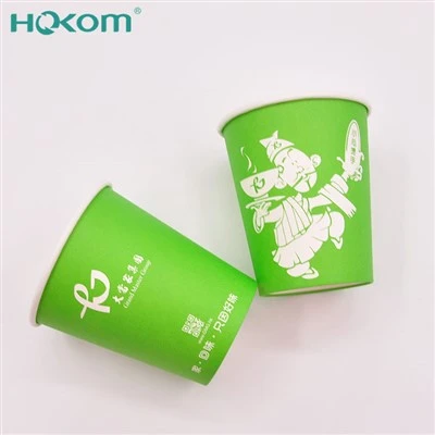 Green Disposable Coffee Cups