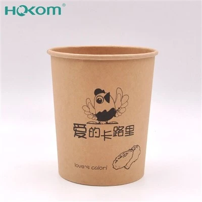 Hokom Disposable Custom Logo Printed Lunch Takeaway Fast Food Bowl Of 26OZ